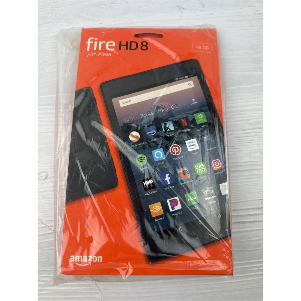 Amazon Fire HD 8 Black (12 Gen, Release) 16GB, Wi-Fi, 2GB RAM, Hexa-Core Process